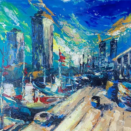 Акрил и пастель